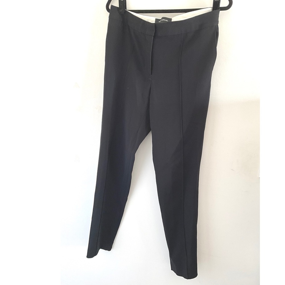 Yigal Azrouel Black Slim Leg Tailored Dress Work Pants size 10